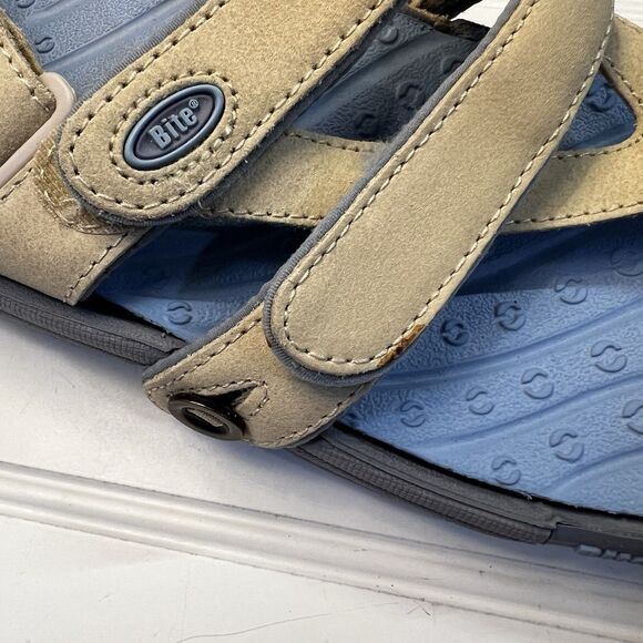 Crocs BITE Size 9 Flip Flops Adjustable Sandal ortho sport removeable insole - Picture 3 of 8